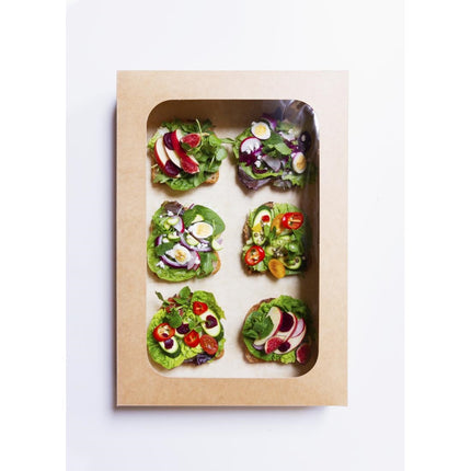 Compostable Large Sandwich Boxes with Lid | Vegware 3