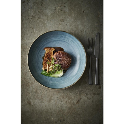 Raw Evolve Teal Plates 220mm | Churchill Stonecast Raw 2