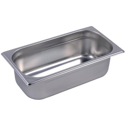 Stainless Steel GN 1/3 Container 10cm Depth | Gastro M