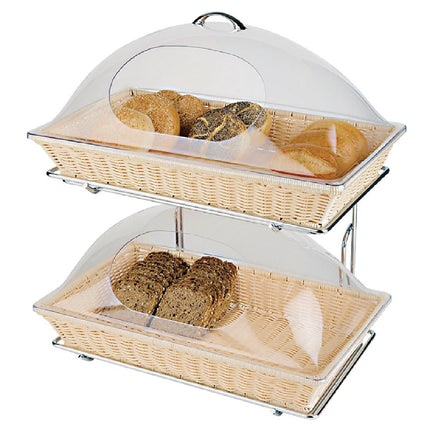 APS Chrome Buffet Stand with 2 Levels GN 1/1 2
