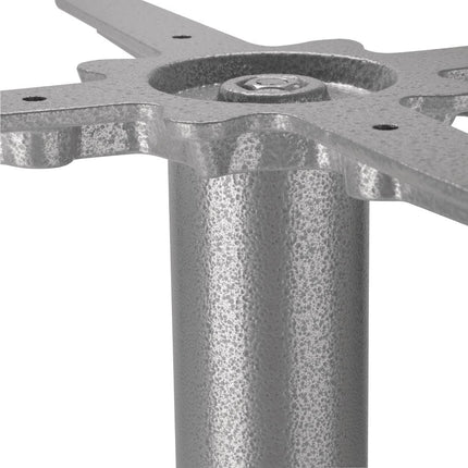 Cast Iron Table Base Grey | Bolero | 611x720mm 2
