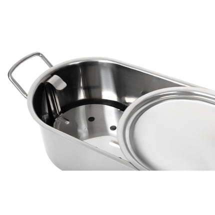 Kitchen Craft Stainless Steel Fish Poacher 29cm 3