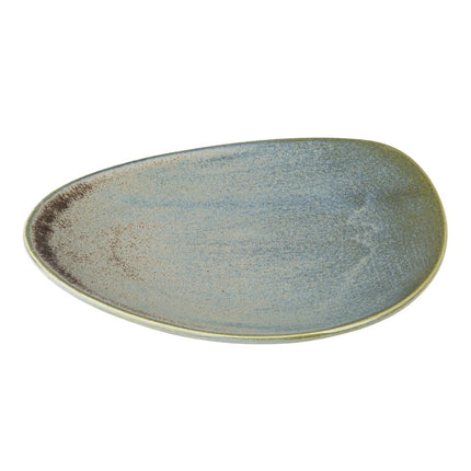 Triangular Blue Plates 250mm | Olympia Ember Collection