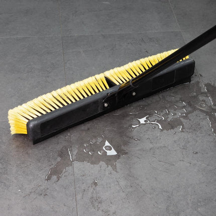 Heavy-Duty Broom and Handle Set with 24" Squeegee | Jantex 5