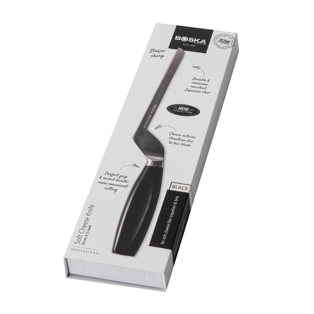Cheese Knife for Soft Cheeses | Boska | 14 cm | Black Handle 2