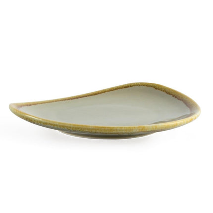 Triangular Plates 16.5cm Mos Green | Olympia Kiln Collection | Set of 6 2