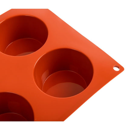 Silicone Muffin Baking Mold for 6 Muffins | Pavoni Formaflex 6