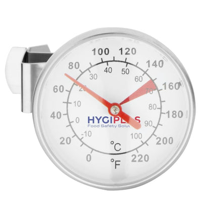 Coffee Milk Thermometer with Stainless Steel Clip 5in | Hygiplas 5