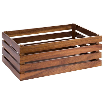 Acacia Wood Storage Crate 555x350mm | APS Superbox