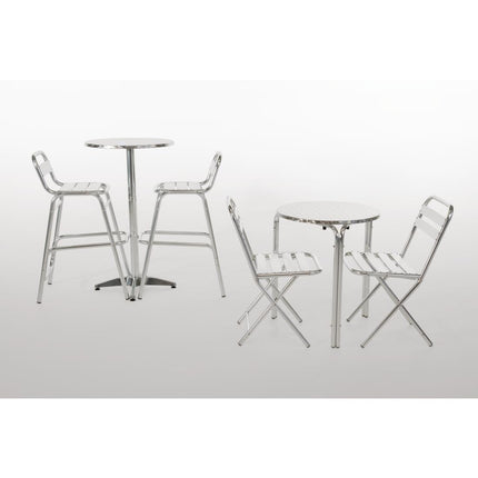 Bolero Round Stainless Steel Standing Table 60cm 6