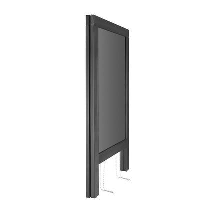 Double-Sided A-Frame Sidewalk Sign Board | Olympia | Black Wooden Frame | 700x1200 mm 3