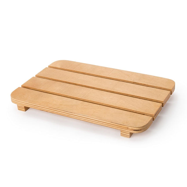 Wooden Slatted Tray for Bathroom Products
