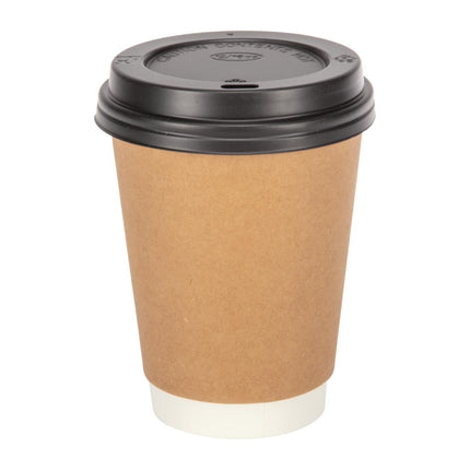 Recyclable Black Lid for Fiesta 340ml and 455ml Coffee Cups 6