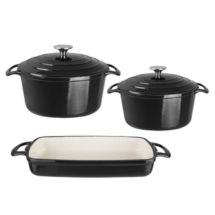 3-Piece Roasting Pan and Oven Dish Set | Vogue
