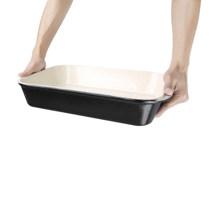 Large Black Cast Iron Roasting Pan | Vogue 2