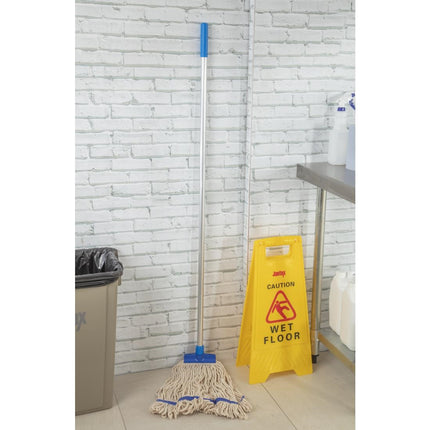 Blue Stay-Flat Kentucky Cotton Mop | SYR 2