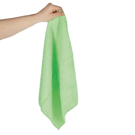Microfiber Cleaning Cloths 40x40cm | Jantex | Green 3