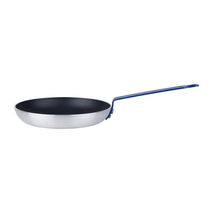 Aluminium Non-Stick Frying Pan 28cm | Hygiplas | Teflon Platinum Plus | Blue Handle 2