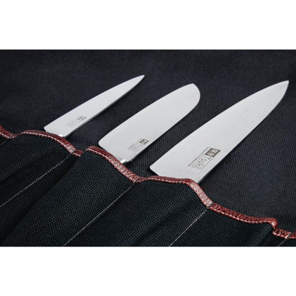 Black Canvas Knife Roll 9-Piece | Boldric 5