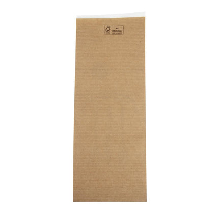 Recyclable Kraft Paper Sealable Cutlery Bags 3