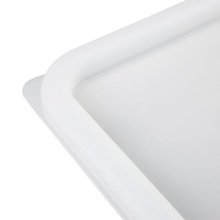 Large White Square Lid | Hygiplas 3