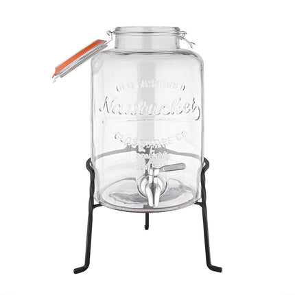 Olympia Nantucket Vintage Drink Dispenser with Stand 8.5L 4