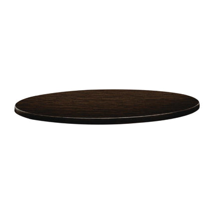 Round Tabletop Wengé 70cm | Topalit Classic Line