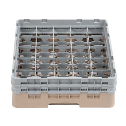 Dishwasher Rack with 25 Compartments | Cambro Camrack | Max Glass Height 13.3 cm 2