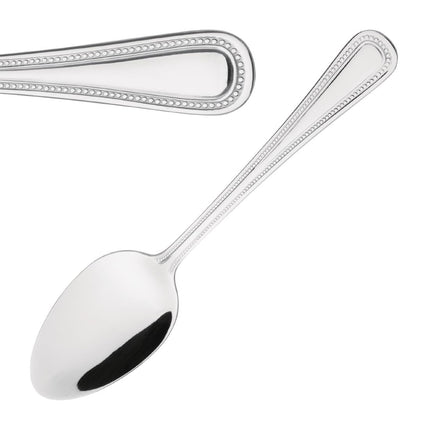 Teaspoons High Gloss 18/0 Stainless Steel with Bead Edge | Olympia Bead 6