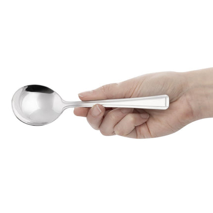 Soup Spoons Set Polished 18/0 Stainless Steel | Olympia Harley | 12 Pieces 7