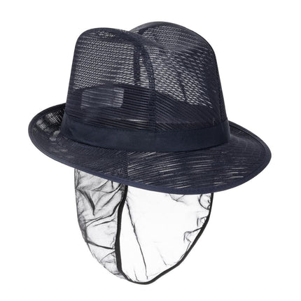 Blue Trilby Hat with Hairnet S (54cm) | Chef Works 5