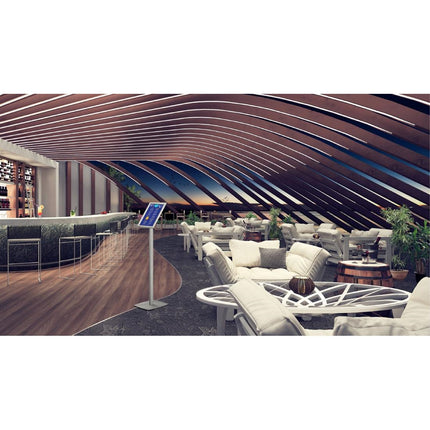 Freestanding Info Stand with Click Frame A4 25mm | Europel 9