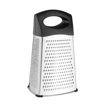 Heavy-Duty 4-Sided Stainless Steel Grater 25cm | Vogue 3