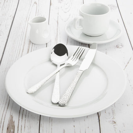 Dinner Plates with Wide Rim 25cm | Olympia Whiteware | Set of 12 7