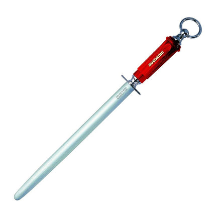 Dick Dickoron Oval Sharpening Steel 30.5cm Red Handle