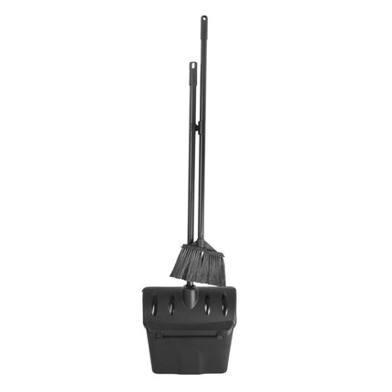 Jantex Long Handle Broom and Dustpan Set | 16cm Wide