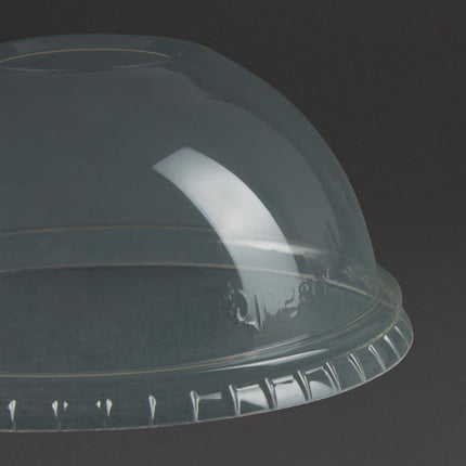 Compostable Dome Lids for 340ml and 455ml Cold Drink Cups | Vegware 6