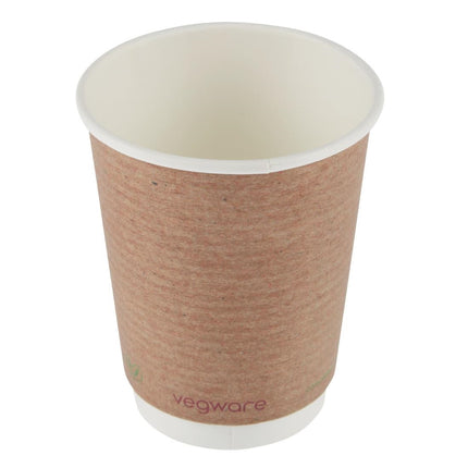 Compostable Double-Walled Cups 340ml | Vegware 89 Series