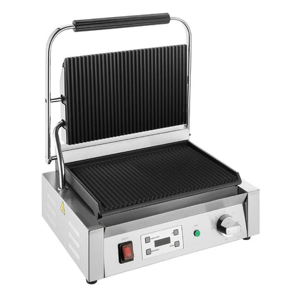 Extra Large Contact Grill Ribbed Plates | Buffalo 5