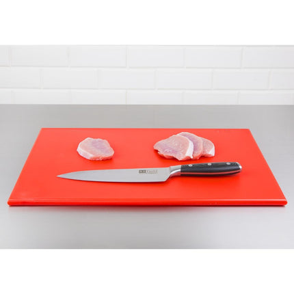 HDPE Cutting Board Red | Hygiplas | 450x300x12mm 2