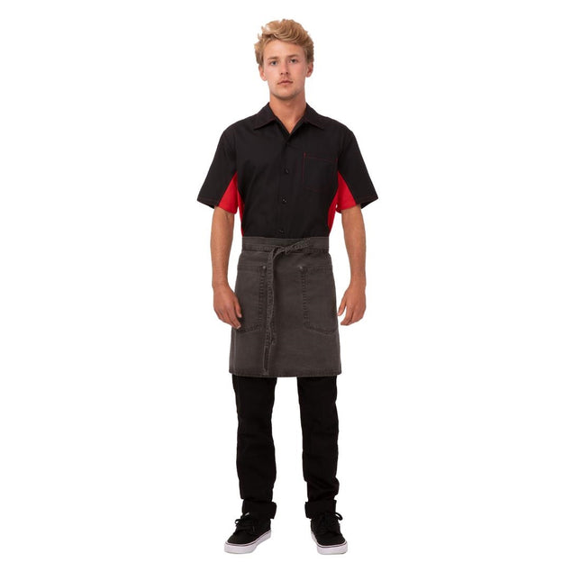 Temno siv standardni predpasnik, 100% bombaž, Urban Collection | Chef Works Dorset