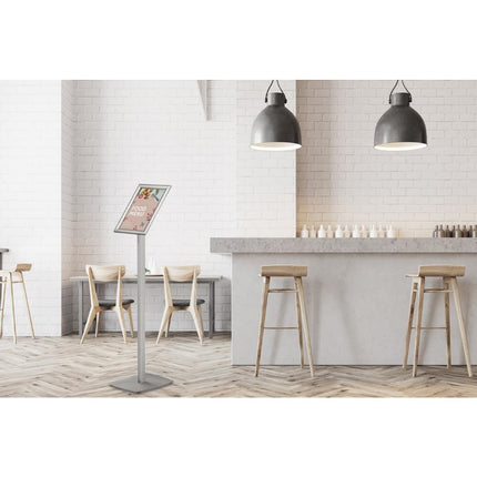 Freestanding Info Stand with Click Frame A4 25mm | Europel 5