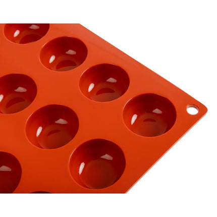 Pomponette Silicone Baking Mold 24 Cavities | Pavoni Formaflex | 1.6cm Deep 6