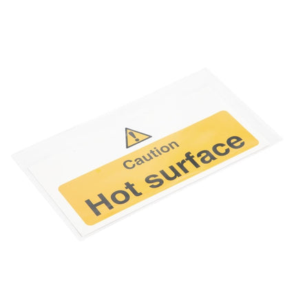 Caution Hot Surface Warning Sign 100x200mm | Vogue