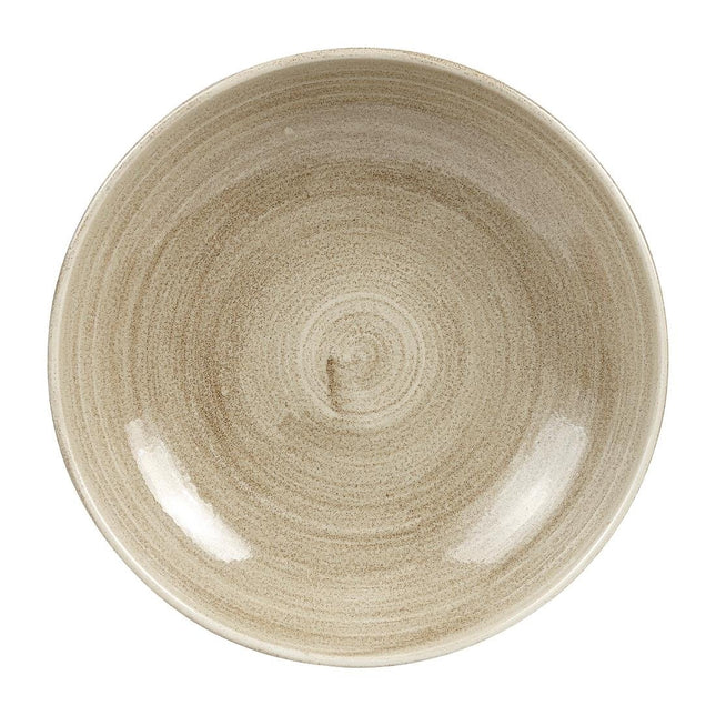 Stonecast Patina Antique Taupe Coupe Evolve Bowl 32.4cm | Churchill