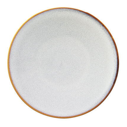 Grey Plain Coupe Plates 180mm | Olympia Drift | Porcelain 2