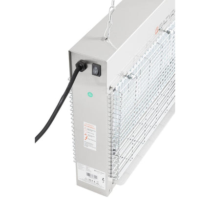 LED Insect Killer 14W Brushed Stainless Steel | Eazyzap 8