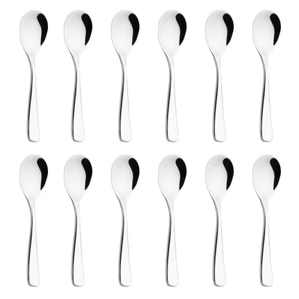 18/10 Stainless Steel Coffee Spoons | Olympia Roma Collection | Pack of 12 4