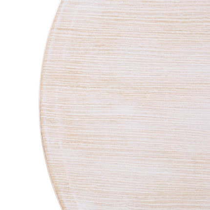 Pre-Drilled Round Tabletop Vintage White 600mm | Bolero 3