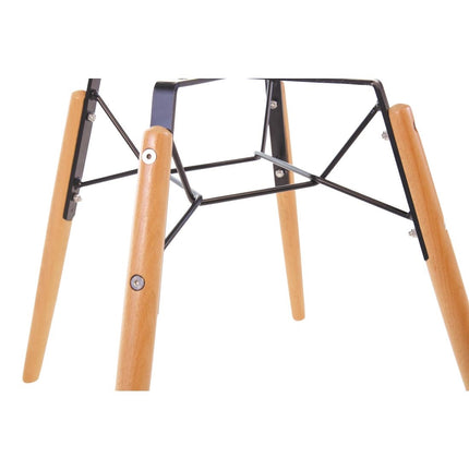 Polypropylene Chairs with Wooden Legs Grey | Bolero Arlo | 2 Pieces 6